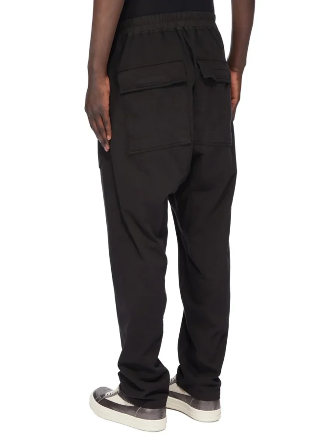 DRKSHDW FW25 CONCORDIANS CLASSIC CARGO DRAWSTRING IN BLACK COMPACT HEAVY JERSEY DU02E7370RIG-09 DRKSHDW FW25 CONCORDIANS CLASSIC CARGO DRAWSTRING IN BLACK COMPACT HEAVY JERSEY DU02E7370RIG-09