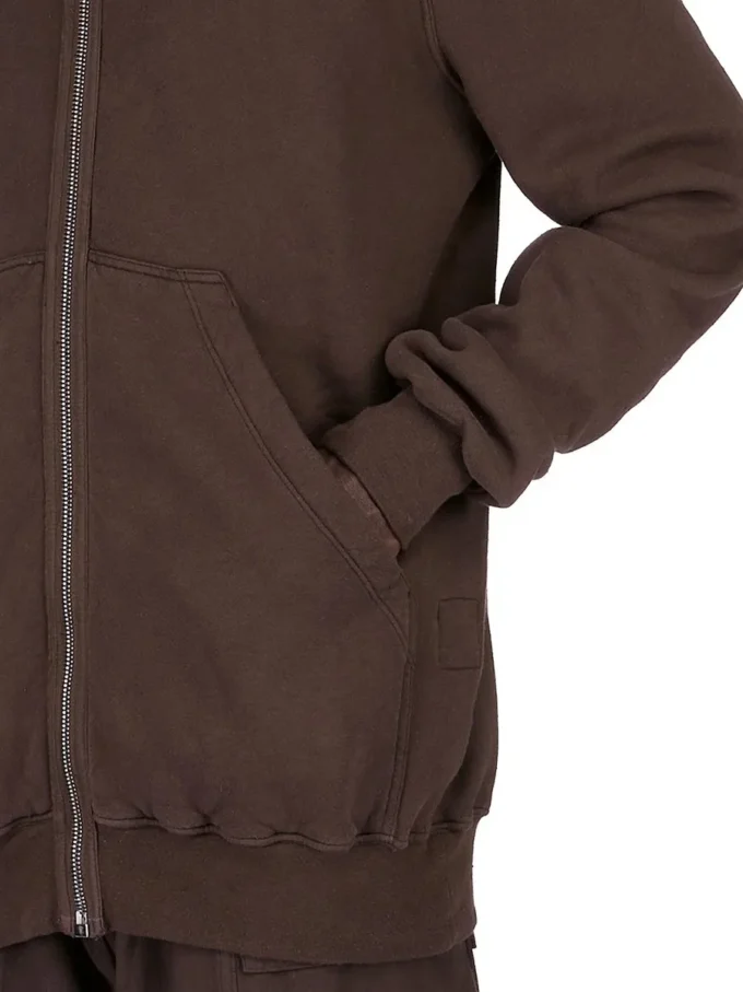 DRKSHDW FW25 CONCORDIANS JUMBO GIMP HOODIE IN DARK DUST SLUB FELPA DU02E7283FSL-78 DRKSHDW FW25 CONCORDIANS JUMBO GIMP HOODIE IN DARK DUST SLUB FELPA DU02E7283FSL-78