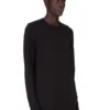 DRKSHDW FW25 CONCORDIANS LEVEL T IN BLACK COTTON GAUZE JERSEY DU02E7260BH-09 DRKSHDW FW25 CONCORDIANS LEVEL T IN BLACK COTTON GAUZE JERSEY DU02E7260BH-09