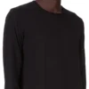 DRKSHDW FW25 CONCORDIANS LEVEL T IN BLACK COTTON GAUZE JERSEY DU02E7260BH-09 DRKSHDW FW25 CONCORDIANS LEVEL T IN BLACK COTTON GAUZE JERSEY DU02E7260BH-09