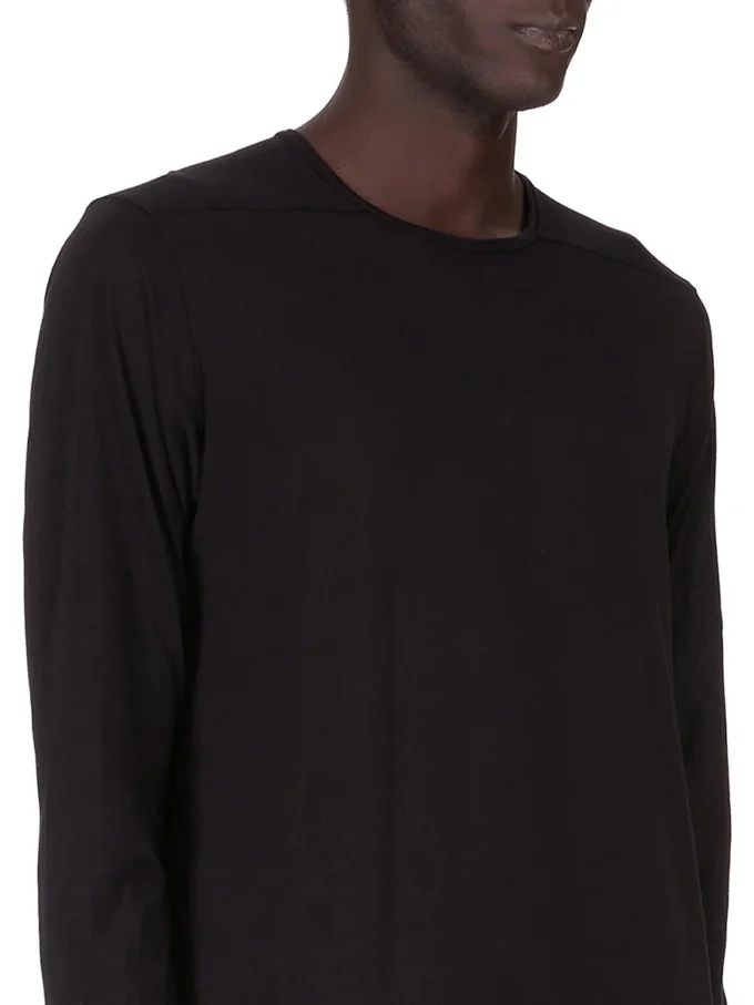 DRKSHDW FW25 CONCORDIANS LEVEL T IN BLACK COTTON GAUZE JERSEY DU02E7260BH-09 DRKSHDW FW25 CONCORDIANS LEVEL T IN BLACK COTTON GAUZE JERSEY DU02E7260BH-09