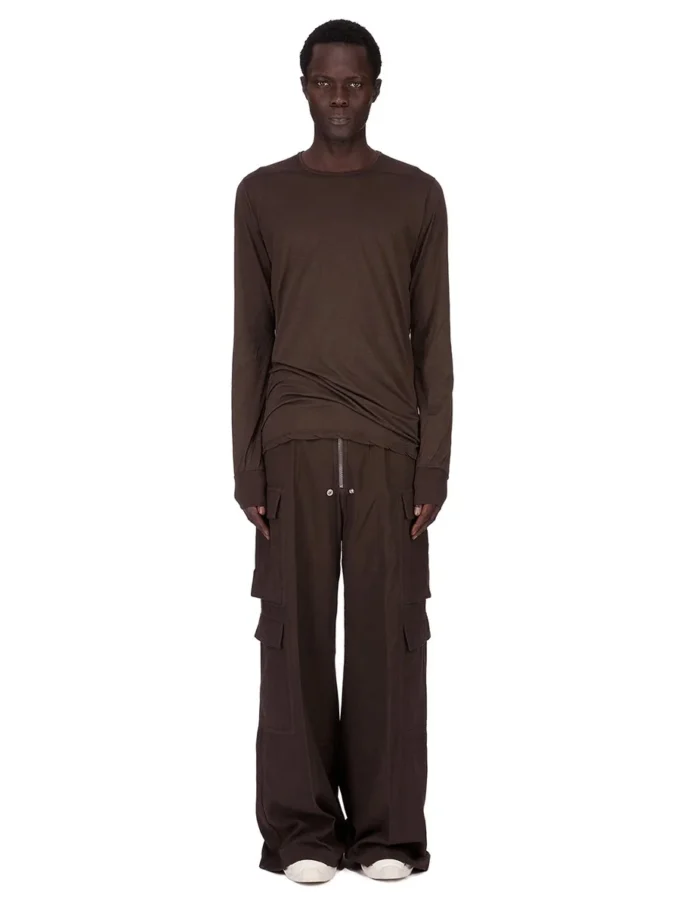 DRKSHDW FW25 CONCORDIANS LS LEVEL T IN DARK DUST COTTON GAUZE JERSEY DU02E7260BH-78 DRKSHDW FW25 CONCORDIANS LS LEVEL T IN DARK DUST COTTON GAUZE JERSEY DU02E7260BH-78