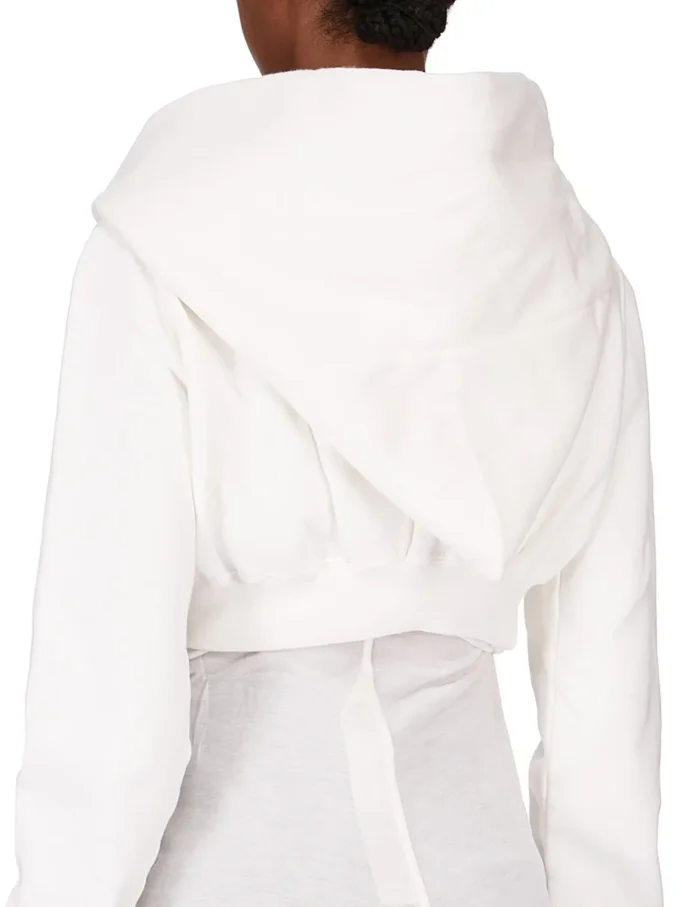 DRKSHDW FW25 CONCORDIANS MICRO MOUNTAIN HOODIE IN MILK FURKA HEAVY SWEATSHIRT DS02E7237F-11 DRKSHDW FW25 CONCORDIANS MICRO MOUNTAIN HOODIE IN MILK FURKA HEAVY SWEATSHIRT DS02E7237F-11