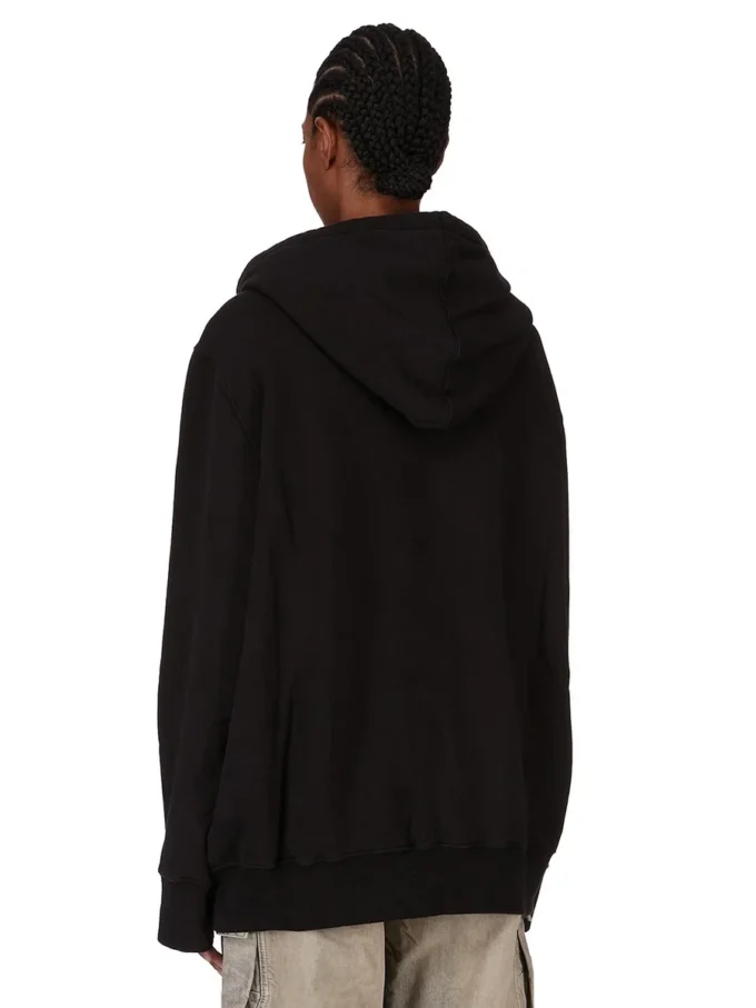 DRKSHDW FW25 CONCORDIANS OVERSIZED HOODIE IN BLACK/PEARL SLUP FELPA DS02E7241FSLP1P-0908 DRKSHDW FW25 CONCORDIANS OVERSIZED HOODIE IN BLACK/PEARL SLUP FELPA DS02E7241FSLP1P-0908