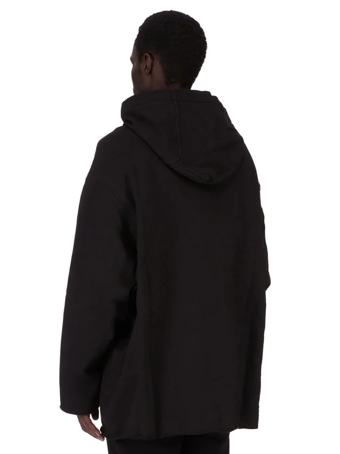 DRKSHDW FW25 CONCORDIANS PETER HOODIE BLACK/PEARL FURKA HEAVY SWEATSHIRT DU02E7280FEP1P-0908 DRKSHDW FW25 CONCORDIANS PETER HOODIE BLACK/PEARL FURKA HEAVY SWEATSHIRT DU02E7280FEP1P-0908