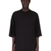 DRKSHDW FW25 CONCORDIANS TOMMY T IN BLACK COTTON GAUZE JERSEY DU02E7259BH-09 DRKSHDW FW25 CONCORDIANS TOMMY T IN BLACK COTTON GAUZE JERSEY DU02E7259BH-09