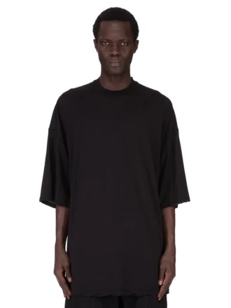 DRKSHDW FW25 CONCORDIANS TOMMY T IN BLACK COTTON GAUZE JERSEY DU02E7259BH-09 DRKSHDW FW25 CONCORDIANS TOMMY T IN BLACK COTTON GAUZE JERSEY DU02E7259BH-09