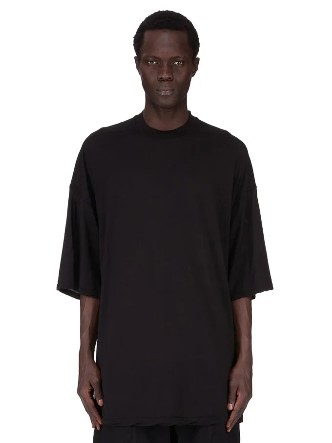DRKSHDW FW25 CONCORDIANS TOMMY T IN BLACK COTTON GAUZE JERSEY DU02E7259BH-09 DRKSHDW FW25 CONCORDIANS TOMMY T IN BLACK COTTON GAUZE JERSEY DU02E7259BH-09