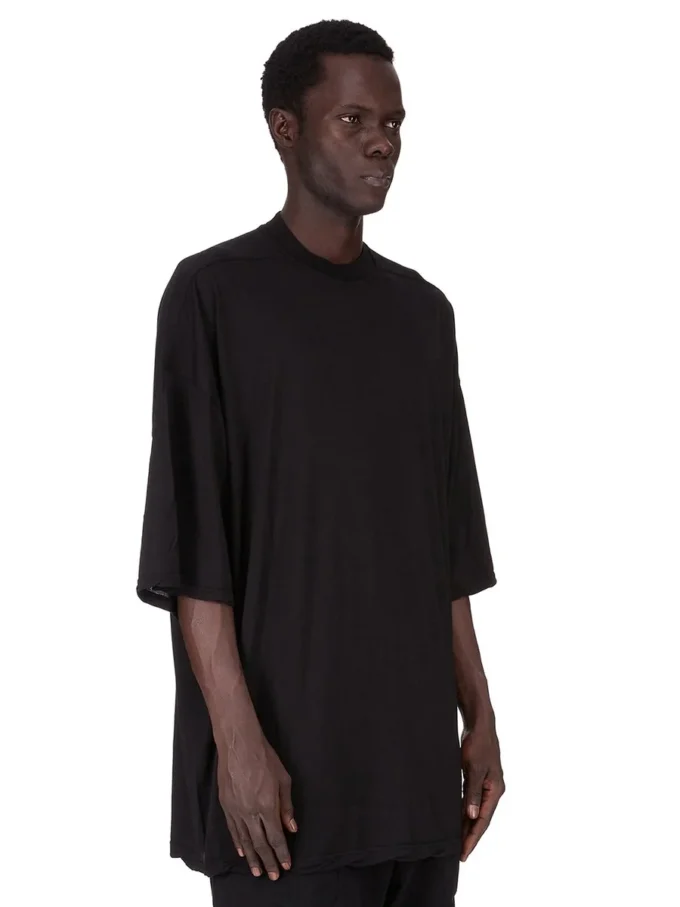 DRKSHDW FW25 CONCORDIANS TOMMY T IN BLACK COTTON GAUZE JERSEY DU02E7259BH-09 DRKSHDW FW25 CONCORDIANS TOMMY T IN BLACK COTTON GAUZE JERSEY DU02E7259BH-09