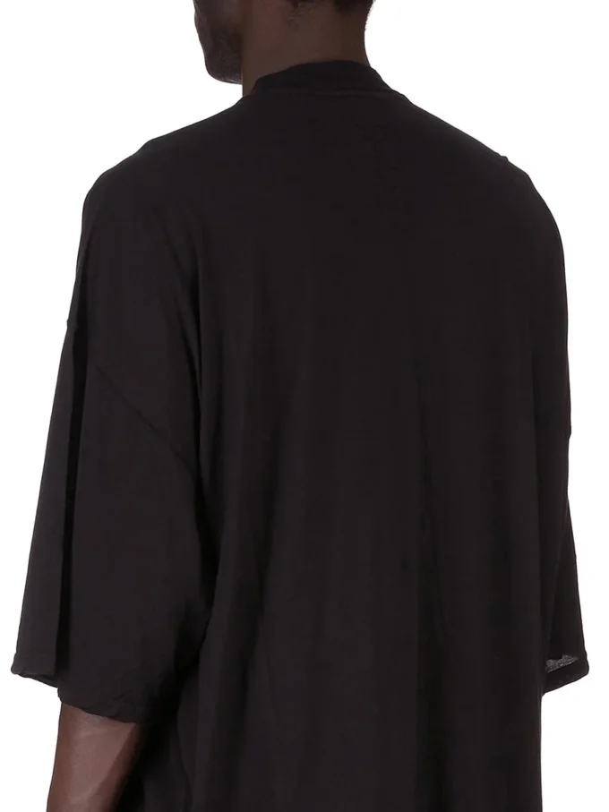 DRKSHDW FW25 CONCORDIANS TOMMY T IN BLACK COTTON GAUZE JERSEY DU02E7259BH-09 DRKSHDW FW25 CONCORDIANS TOMMY T IN BLACK COTTON GAUZE JERSEY DU02E7259BH-09