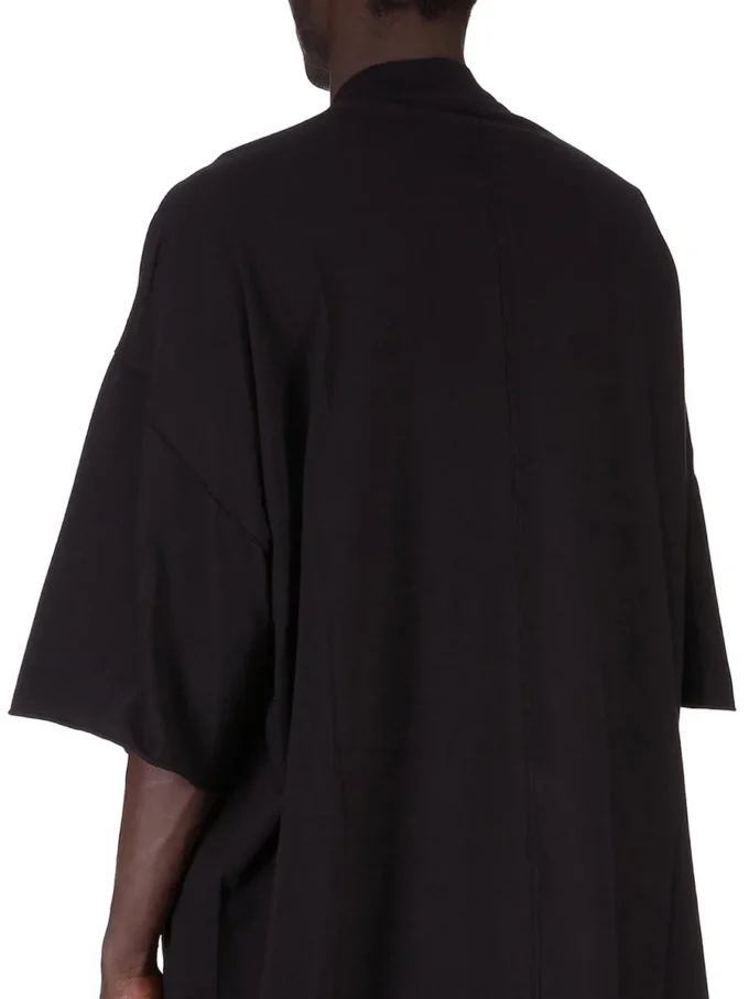 DRKSHDW FW25 CONCORDIANS TOMMY T IN BLACK/PEARL MEDIUM WEIGHT COTTON JERSEY DU02E7259RNEP2-0908 DRKSHDW FW25 CONCORDIANS TOMMY T IN BLACK/PEARL MEDIUM WEIGHT COTTON JERSEY DU02E7259RNEP2-0908