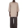 DRKSHDW FW25 CONCORDIANS TOMMY T IN DIRTY PEARL DOUBLE BRUSHED JERSEY DU02E7259JDB-88 DRKSHDW FW25 CONCORDIANS TOMMY T IN DIRTY PEARL DOUBLE BRUSHED JERSEY DU02E7259JDB-88