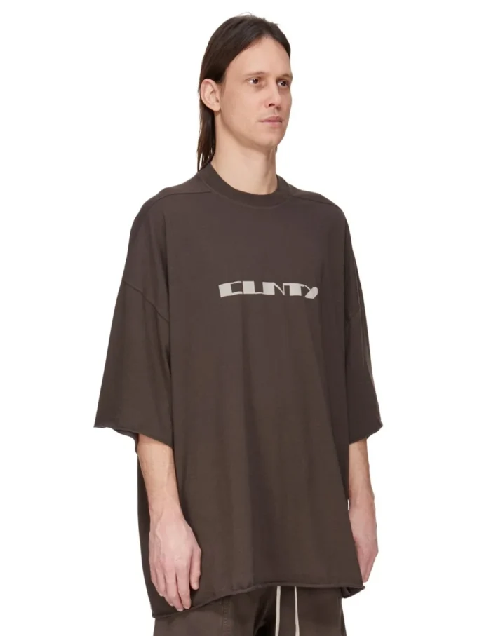 DRKSHDW FW25 CONCORDIANS TOMMY T IN DRKDUST/PEARL MEDIUM WEIGHT COTTON JERSEY DU02E7259RNEP2-7808