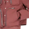 RICK OWENS FW25 CONCORDIANS CARGO JKT IN ROSEWOOD MATTE NYLON. RU02E1762MT-13