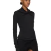 RICK OWENS FW25 CONCORDIANS KAIRO LS TOP IN BLACK VISCOSE CREPE JERSEY LI02E3212CVI-09 RICK OWENS FW25 CONCORDIANS KAIRO LS TOP IN BLACK VISCOSE CREPE JERSEY LI02E3212CVI-09