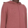 RICK OWENS FW25 CONCORDIANS OVERSIZED HOODIE IN ROSEWOOD LIGHTWEIGHT RASATO KNIT. RP02E4613M-13 RICK OWENS FW25 CONCORDIANS OVERSIZED HOODIE IN ROSEWOOD LIGHTWEIGHT RASATO KNIT. RP02E4613M-13