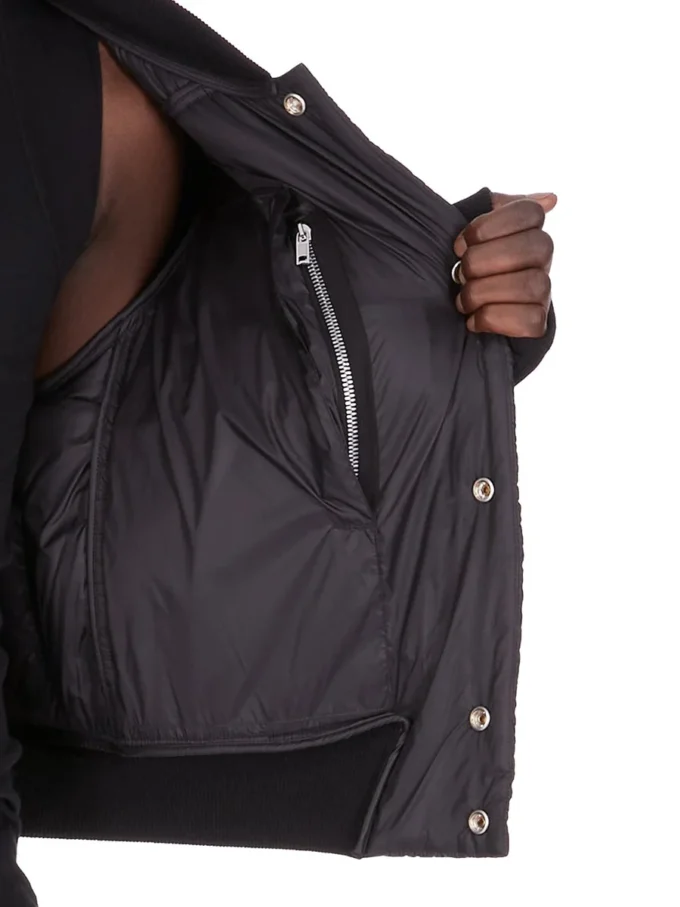 RICK OWENS FW25 CONCORDIANS QUILTED FLIGHT JKT IN BLACK LIGHT NYLON RU02E1727NPT1-09 RICK OWENS FW25 CONCORDIANS QUILTED FLIGHT JKT IN BLACK LIGHT NYLON RU02E1727NPT1-09