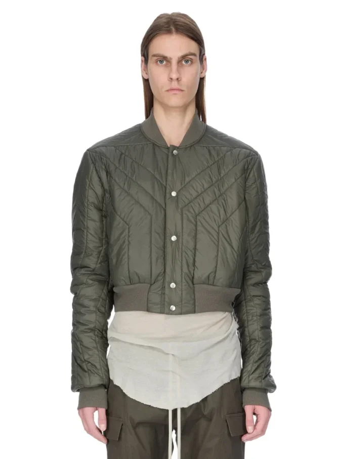 RICK OWENS FW25 CONCORDIANS QUILTED FLIGHT JKT IN BOSCO LIGHT NYLON. RU02E1727NPT1-25 RICK OWENS FW25 CONCORDIANS QUILTED FLIGHT JKT IN BOSCO LIGHT NYLON. RU02E1727NPT1-25