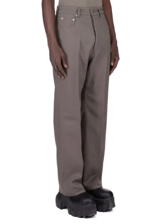RICK OWENS FW25 CONCORDIANS RUNWAY GETH JEANS IN DUST WOOL DRILL. RU02E1333WD-34 RICK OWENS FW25 CONCORDIANS RUNWAY GETH JEANS IN DUST WOOL DRILL. RU02E1333WD-34