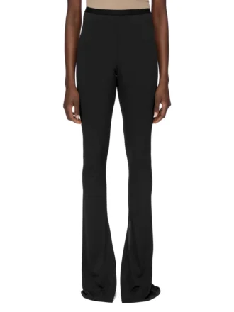 RICK OWENS LILIES FW25 CONCORDIANS CARMEN PANTS IN VISCOSE CREPE JERSEY LI02E3331CVI-09