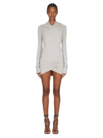 RICK OWENS LILIES FW25 CONCORDIANS KAIRO MINI IN CASHMERE BLEND JERSEY LI02E3568JBWS-08